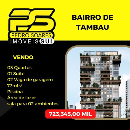 Imagem Apartamento com 3 Quartos à Venda, 77 m² em Tambaú - João Pessoa Imagem Apartamento com 3 Quartos à Venda, 77 m² em Tambaú - João Pessoa