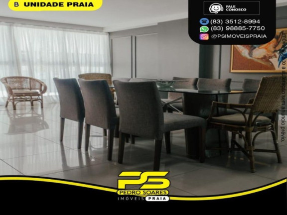 Imagem Apartamento com 4 Quartos à Venda, 206 m² em Tambaú - João Pessoa Imagem Apartamento com 4 Quartos à Venda, 206 m² em Tambaú - João Pessoa