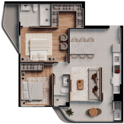 Imagem Apartamento com 2 Quartos à Venda, 72 m² em São Judas - Itajaí