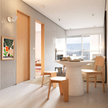 Imagem Apartamento com 1 Quarto à Venda, 54 m² em Canto Do Forte - Praia Grande