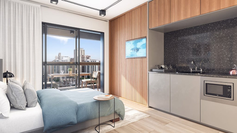 Imagem Apartamento com 1 Quarto à Venda, 52 m² em Brooklin Paulista - São Paulo