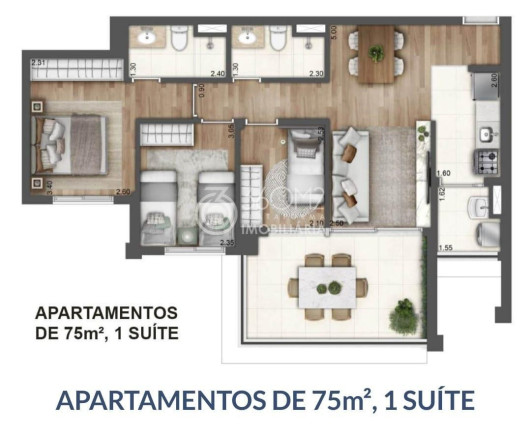 Imagem Apartamento com 2 Quartos à Venda, 75 m² em Sacomã - São Paulo Imagem Apartamento com 2 Quartos à Venda, 75 m² em Sacomã - São Paulo
