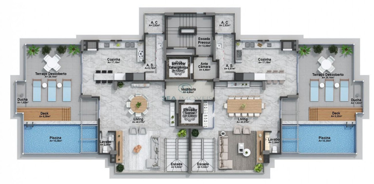Imagem Apartamento com 4 Quartos à Venda, 146 m² em Pioneiros - Balneário Camboriú