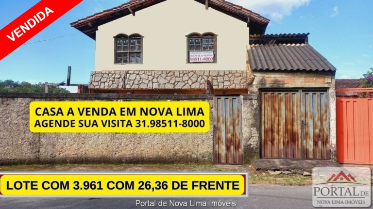 Imagem Casa com 3 Quartos à Venda,  em Pau Pombo - Nova Lima