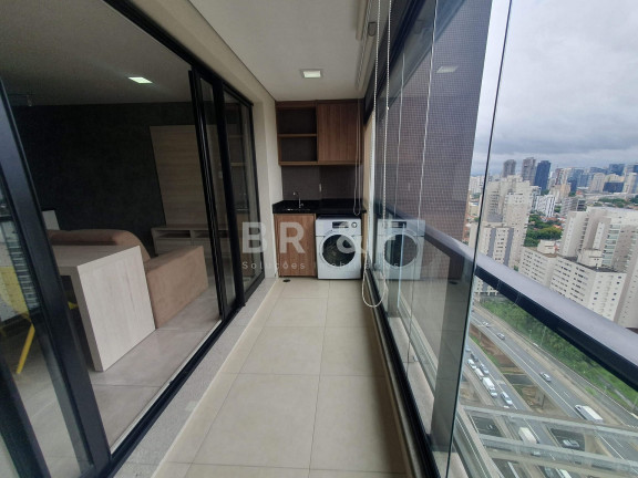 Imagem Apartamento com 1 Quarto para Alugar, 38 m² em Campo Belo - São Paulo Imagem Apartamento com 1 Quarto para Alugar, 38 m² em Campo Belo - São Paulo
