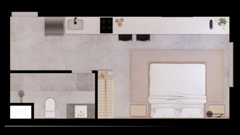 Studio com 1 Quarto à Venda, 28 m² em Brás - São Paulo