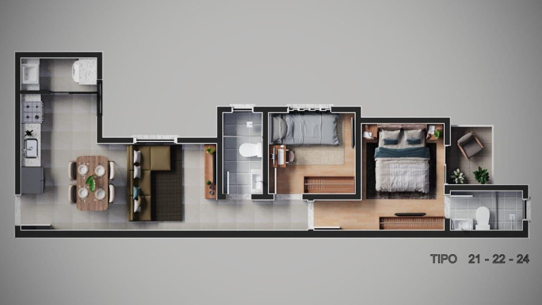 Imagem Apartamento com 2 Quartos à Venda, 93 m² em Campestre - Santo André