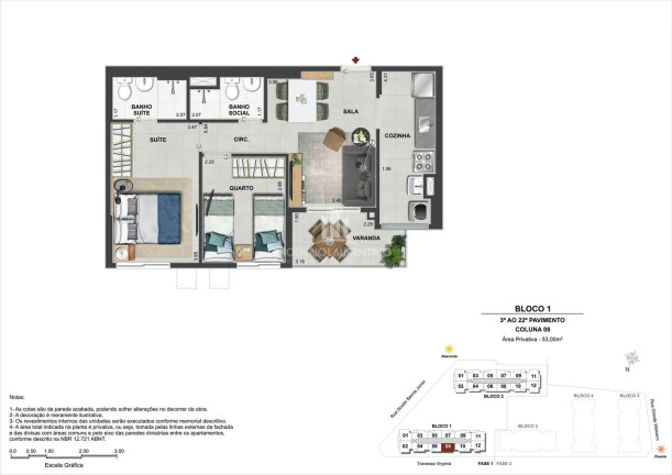 Imagem Apartamento com 2 Quartos à Venda, 53 m² em Centro - Nova Iguaçu Imagem Apartamento com 2 Quartos à Venda, 53 m² em Centro - Nova Iguaçu