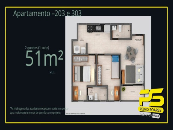 Imagem Apartamento com 2 Quartos à Venda, 54 m² em Aeroclube - João Pessoa Imagem Apartamento com 2 Quartos à Venda, 54 m² em Aeroclube - João Pessoa