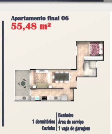 Imagem Apartamento com 1 Quarto à Venda, 55 m² em Caiçara - Praia Grande Imagem Apartamento com 1 Quarto à Venda, 55 m² em Caiçara - Praia Grande