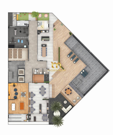 Imagem Apartamento com 2 Quartos à Venda, 69 m² em Guilhermina - Praia Grande