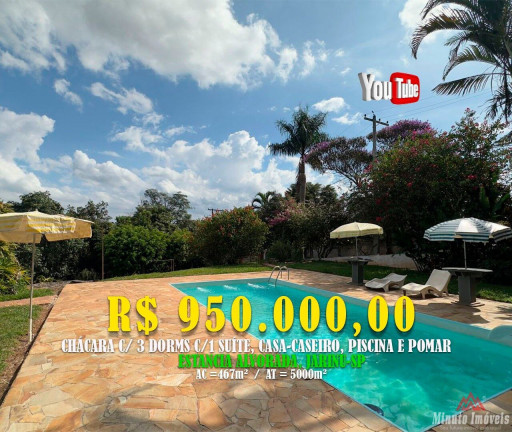 Imagem Imóvel com 3 Quartos à Venda, 5.000 m² em Maracanã - Jarinu Imagem Imóvel com 3 Quartos à Venda, 5.000 m² em Maracanã - Jarinu