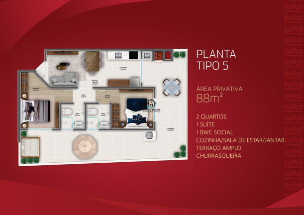Imagem Apartamento com 2 Quartos à Venda, 87 m² em Caiobá - Matinhos Imagem Apartamento com 2 Quartos à Venda, 87 m² em Caiobá - Matinhos