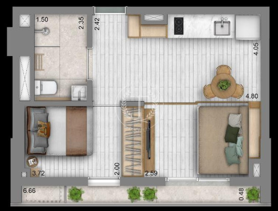 Imagem Apartamento com 1 Quarto à Venda, 27 m² em Jardim Vera Cruz(zona Sul) - São Paulo Imagem Apartamento com 1 Quarto à Venda, 27 m² em Jardim Vera Cruz(zona Sul) - São Paulo