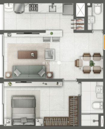 Apartamento com 1 Quarto à Venda, 52 m² em Centro - Torres