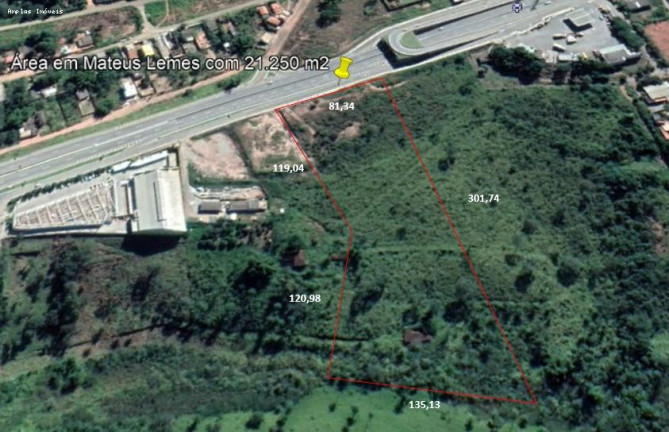 Imagem Imóvel à Venda, 21.250 m² em Nossa Senhora Do Rosário - Mateus Leme