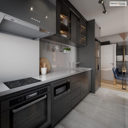 Imagem Imóvel com 1 Quarto à Venda, 33 m² em Mercês - Curitiba Imagem Imóvel com 1 Quarto à Venda, 33 m² em Mercês - Curitiba