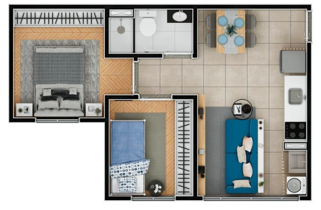 Imagem Apartamento com 1 Quarto à Venda, 38 m² em Jardim Vitápolis - Itapevi Imagem Apartamento com 1 Quarto à Venda, 38 m² em Jardim Vitápolis - Itapevi