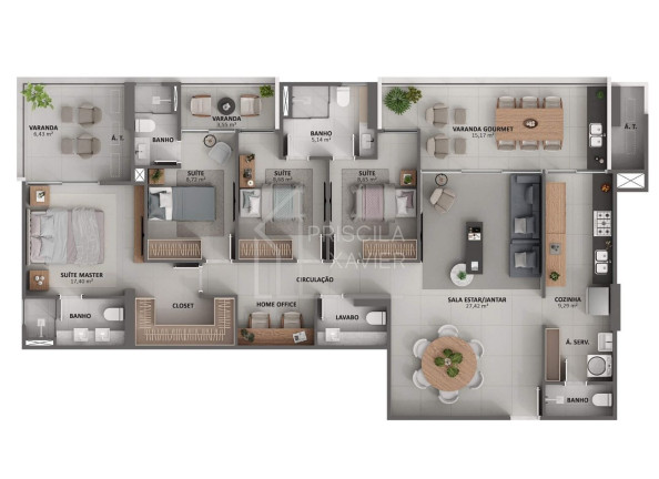 Imagem Apartamento com 4 Quartos à Venda, 155 m² em Praia Da Costa - Vila Velha