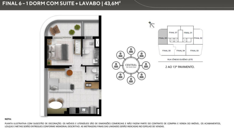 Imagem Apartamento com 1 Quarto à Venda, 43 m² em Pinheiros - São Paulo Imagem Apartamento com 1 Quarto à Venda, 43 m² em Pinheiros - São Paulo