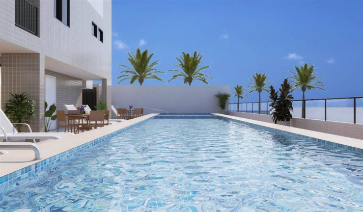 Apartamento com 2 Quartos à Venda, 57 m² em Mirim - Praia Grande