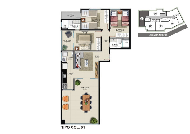 Imagem Imóvel com 3 Quartos à Venda, 95 m² em Praia Do Morro - Guarapari