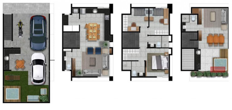 Imagem Imóvel com 4 Quartos à Venda, em Brooklin Novo - São Paulo Imagem Imóvel com 4 Quartos à Venda, em Brooklin Novo - São Paulo