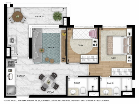 Imagem Imóvel com 2 Quartos à Venda, 128 m² em Conceição - São Paulo Imagem Imóvel com 2 Quartos à Venda, 128 m² em Conceição - São Paulo