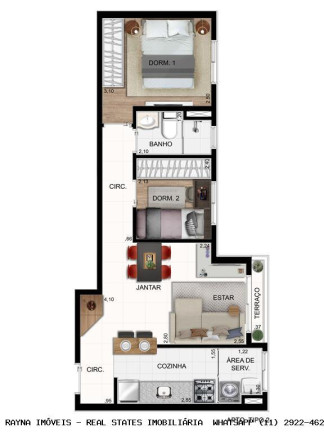 Imagem Apartamento com 2 Quartos à Venda, 46 m² em Vila Galvão - Guarulhos Imagem Apartamento com 2 Quartos à Venda, 46 m² em Vila Galvão - Guarulhos