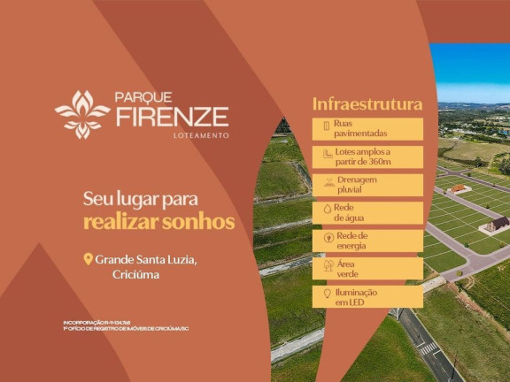Imagem Terreno à Venda, 360 m² em Santa Luzia - Criciúma