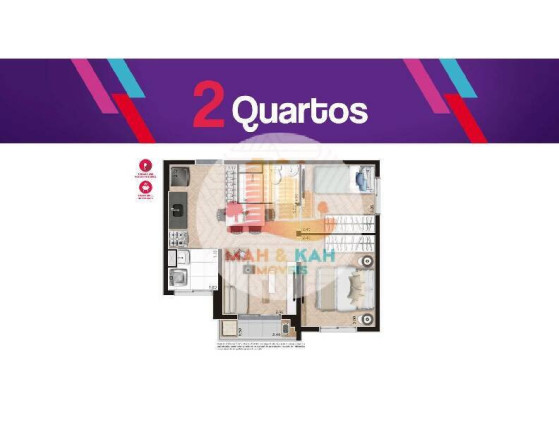 Imagem Apartamento com 2 Quartos à Venda, 39 m² em Vila Mascote - São Paulo