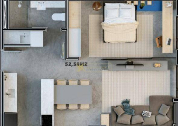 Imagem Apartamento com 1 Quarto à Venda, 52 m² em Trindade - Florianópolis Imagem Apartamento com 1 Quarto à Venda, 52 m² em Trindade - Florianópolis