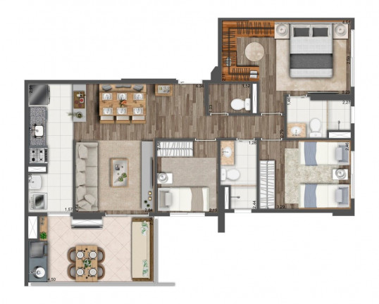 Imagem Apartamento com 3 Quartos à Venda, 109 m² em Morumbi - São Paulo