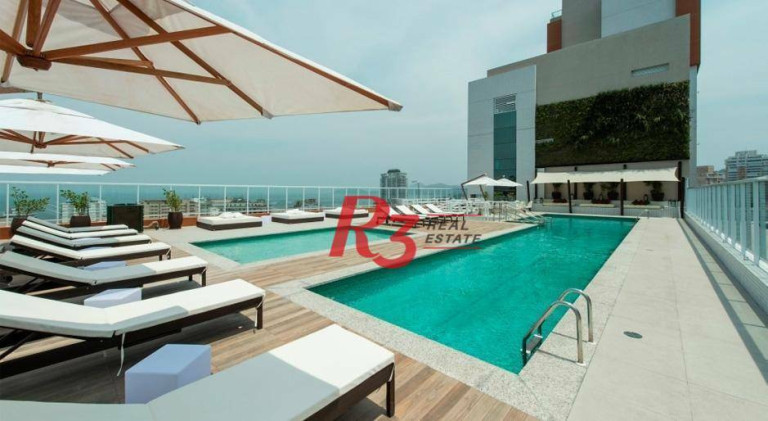 Imagem Apartamento com 1 Quarto à Venda, 70 m² em Gonzaga - Santos