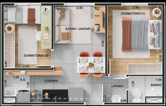 Imagem Imóvel com 2 Quartos à Venda, 36 m² em Jaguaré - São Paulo Imagem Imóvel com 2 Quartos à Venda, 36 m² em Jaguaré - São Paulo