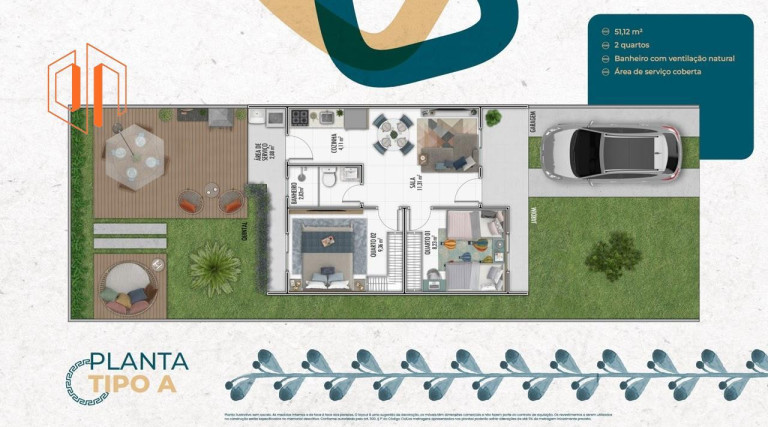 Imagem Casa com 2 Quartos à Venda, 53 m² em Campo Largo Da Roseira - São José Dos Pinhais Imagem Casa com 2 Quartos à Venda, 53 m² em Campo Largo Da Roseira - São José Dos Pinhais