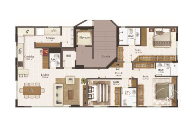 Imagem Apartamento à Venda, 53 m² em Centro - Balneário Camboriú Imagem Apartamento à Venda, 53 m² em Centro - Balneário Camboriú