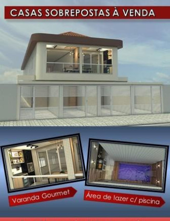 Imagem Casa com 3 Quartos à Venda, 120 m² em Aparecida - Santos Imagem Casa com 3 Quartos à Venda, 120 m² em Aparecida - Santos