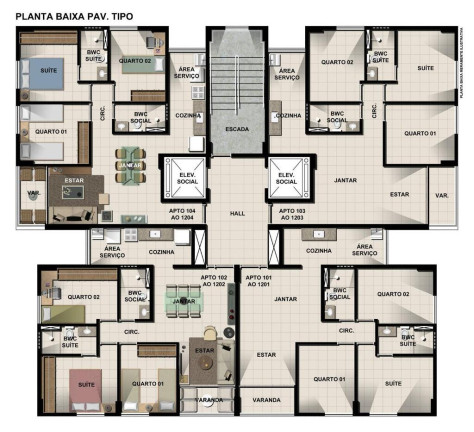 Imagem Apartamento com 3 Quartos à Venda, 64 m² em Casa Amarela - Recife