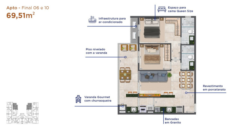Imagem Apartamento com 2 Quartos à Venda, 61 m² em Praia Grande - Ubatuba Imagem Apartamento com 2 Quartos à Venda, 61 m² em Praia Grande - Ubatuba