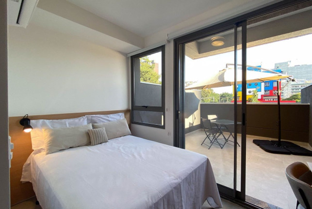 Imagem Apartamento com 1 Quarto para Alugar, 25 m² em Santo Amaro - São Paulo