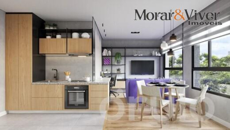Imagem Apartamento com 1 Quarto à Venda, 34 m² em Novo Mundo - Curitiba