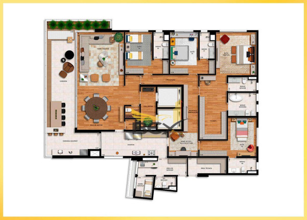 Imagem Apartamento com 4 Quartos à Venda, 344 m² em Alphaville Industrial - Barueri Imagem Apartamento com 4 Quartos à Venda, 344 m² em Alphaville Industrial - Barueri
