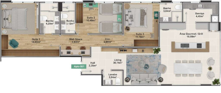 Imagem Apartamento com 5 Quartos à Venda, 237 m² em Centro - Balneário Camboriú
