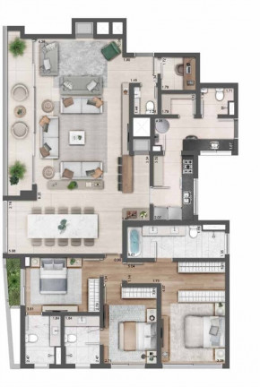 Imagem Imóvel com 3 Quartos à Venda, 243 m² em Jardim Europa - Porto Alegre Imagem Imóvel com 3 Quartos à Venda, 243 m² em Jardim Europa - Porto Alegre