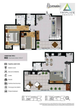 Imagem Apartamento com 2 Quartos à Venda, 51 m² em Santa Catarina - Juiz De Fora Imagem Apartamento com 2 Quartos à Venda, 51 m² em Santa Catarina - Juiz De Fora