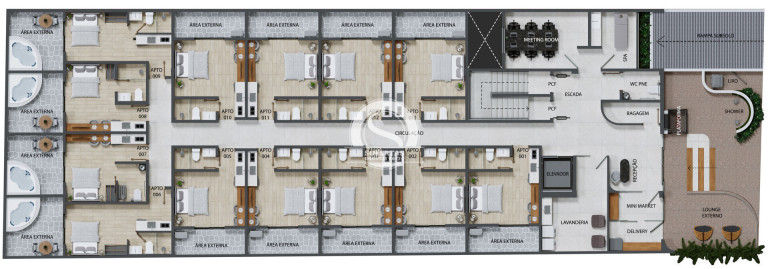 Imagem Apartamento com 1 Quarto à Venda, 19 m² Imagem Apartamento com 1 Quarto à Venda, 19 m²