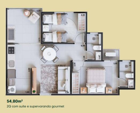 Imagem Apartamento com 2 Quartos à Venda, em Setor Faiçalville - Goiânia Imagem Apartamento com 2 Quartos à Venda, em Setor Faiçalville - Goiânia