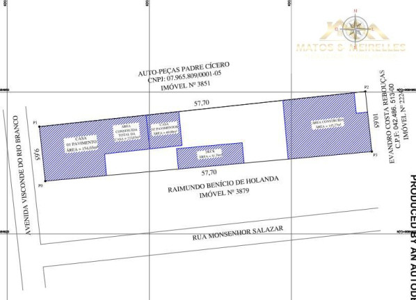 Imagem Terreno à Venda, 586 m² em Tauape - Fortaleza Imagem Terreno à Venda, 586 m² em Tauape - Fortaleza