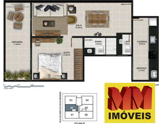Imagem Apartamento com 1 Quarto à Venda, 60 m² em Braga - Cabo Frio Imagem Apartamento com 1 Quarto à Venda, 60 m² em Braga - Cabo Frio